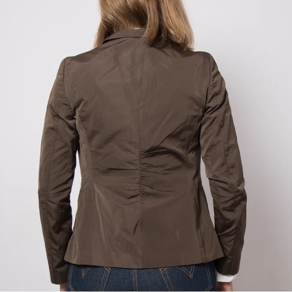 Like New HUGO BOSS Shiny Taffeta Silk Classic Blazer Jacket ❤️ - Picture 3 of 10